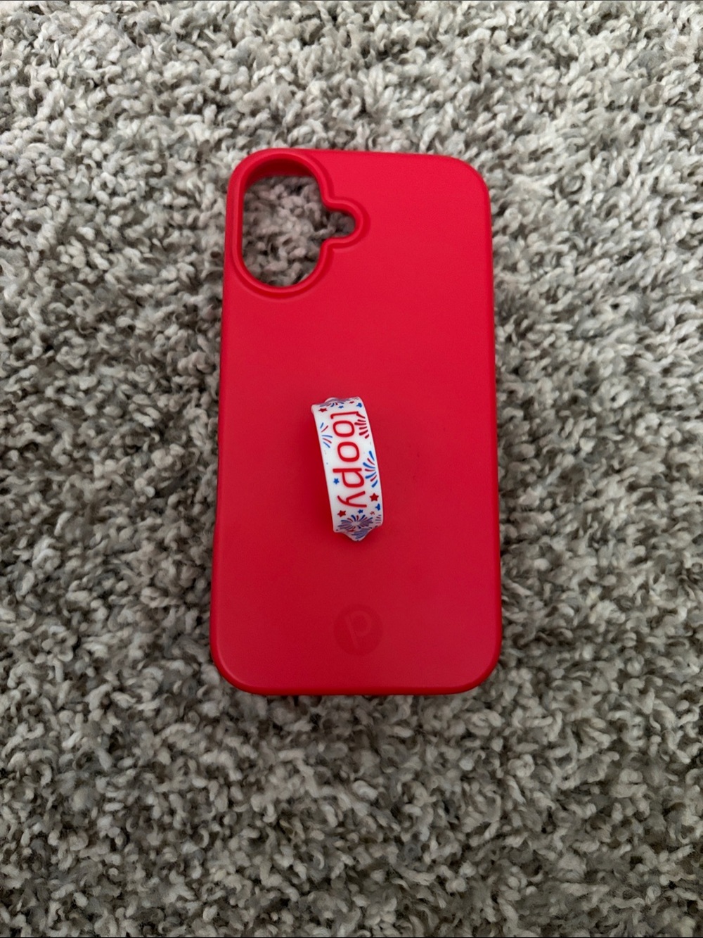Red Loopy Case iPhone 16